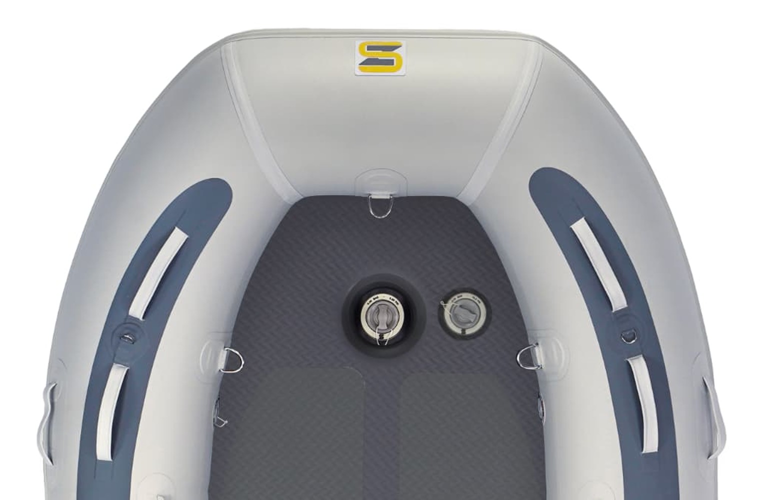 Survizz C-LINE 270 met airdeck vloer, bovenaanzicht