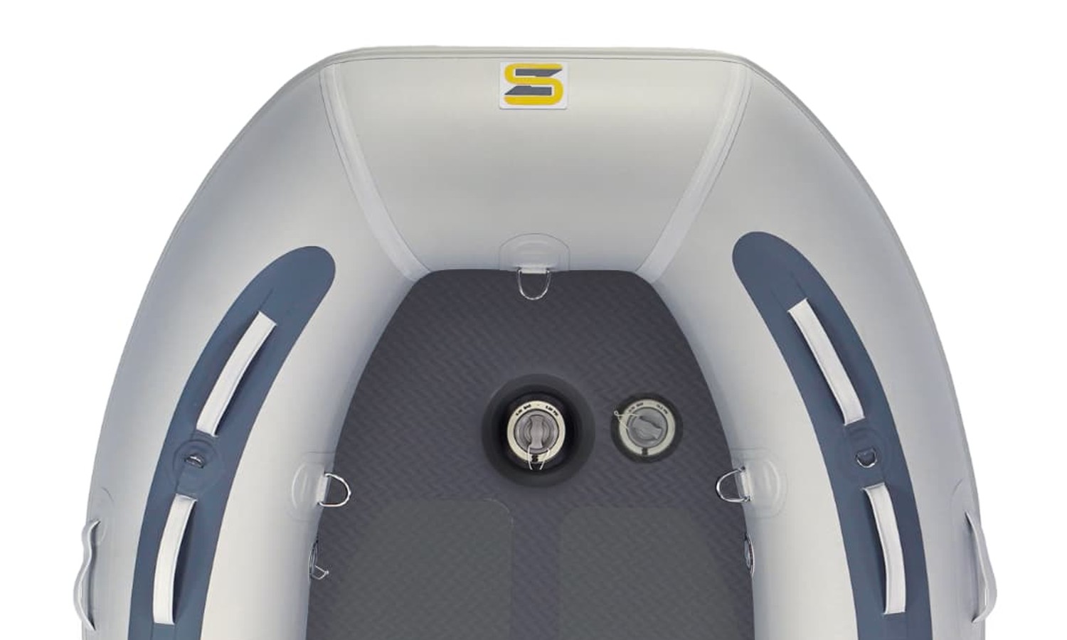 Survizz C-LINE met airdeck vloer, bovenaanzicht