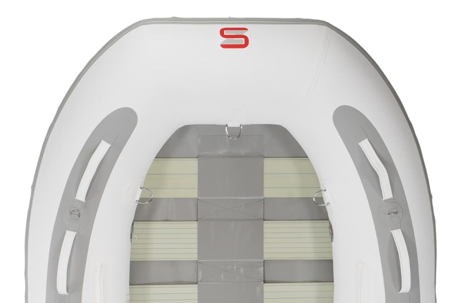 Survizz L-LINE 270 met roll-up vloer, bovenaanzicht